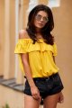 Bluzka A288 yellow-6 9204  | 244-Yellow-SM