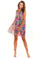 Sukienka A289 pink-3 9206  | 245-Pink-SM