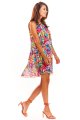 Sukienka A289 pink-5 9206  | 245-Pink-SM