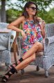 Sukienka A289 pink-8 9206  | 245-Pink-SM