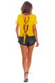Bluzka A292 yellow-4 9215  | 248-Yellow-SM