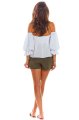 Bluzka A305 white-4 9229  | 261-White-SM