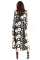 Sukienka A324 brown-3 9244  | 282-Brown-S