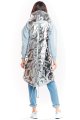 Kamizelka A332 silver-8 9253  | 291-Silver-LXL