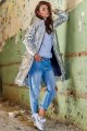 Kurtka A339 silver-2 9257  | 319-Silver-SM