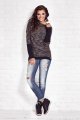 Bluza M028 beige-1 9260  | 348-Beige-SM