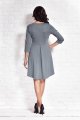 Sukienka M030 gray-1 9266  | 351-Gray-S