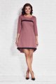 Sukienka M030 pink-2 9267  | 351-Pink-S