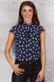 Koszula M061 navy flamingos-1 9276  | 357-Navy Flamingos-S