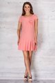Sukienka M060 pink-1 9280  | 362-Pink-S