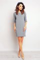 Sukienka M078 gray-2 9283  | 369-Gray-SM