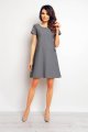Sukienka M081 gray-1 9291  | 372-Gray-S