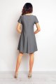 Sukienka M081 gray-3 9291  | 372-Gray-S