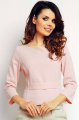 Bluzka M089 pink-4 9296  | 378-Pink-S