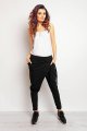 Spodnie M092 black-2 9301  | 380-Black-SM