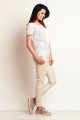 Bluzka M098 ecru-2 9304  | 386-Ecru-S