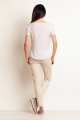 Bluzka M098 ecru-3 9304  | 386-Ecru-S