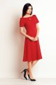 Sukienka M099 red-2 9310  | 387-Red-S
