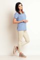 Bluzka M100 blue-7 9311  | 388-Blue-S