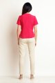Bluzka M100 pink-3 9314  | 388-Pink-S