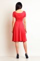 Sukienka M101 coral-3 9315  | 389-Coral-S