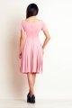 Sukienka M101 powder pink-3 9317  | 389-Powder pink-S