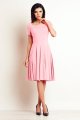 Sukienka M101 powder pink-4 9317  | 389-Powder pink-S