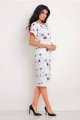 Sukienka M102 flowers violet-2 9319  | 390-Flowers Violet-S