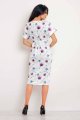 Sukienka M102 flowers violet-3 9319  | 390-Flowers Violet-S