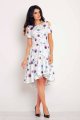 Sukienka M104 flowers violet-1 9322  | 391-Flowers Violet-S