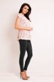 Bluzka M130 pink birds-3 9341  | 419-Pink Birds-S