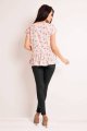 Bluzka M130 pink birds-4 9341  | 419-Pink Birds-S