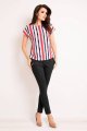 Bluzka M131 stripes-2 9343  | 420-Stripes-S