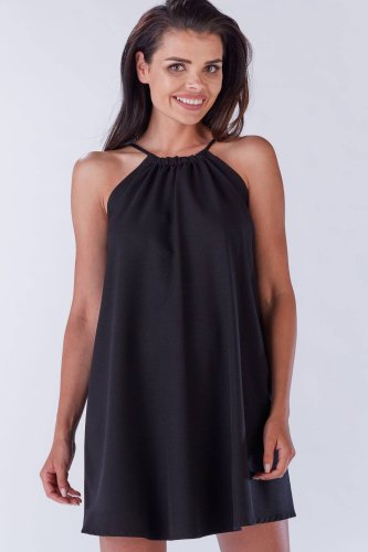 Zwiewna sukienka Czarna IN133