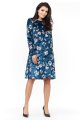 Sukienka M148 navy-1 9358  | 437-Navy-SM