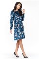 Sukienka M148 navy-2 9358  | 437-Navy-SM