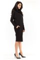 Sukienka M152 black-2 9361  | 441-Black-SM