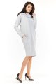 Sukienka M152 gray-2 9363  | 441-Gray-SM