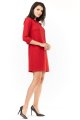 Sukienka M153 red-2 9368  | 442-Red-S