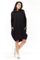 Sukienka M154 black-1 9369  | 444-Black-SM