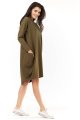 Sukienka M154 khaki-2 9371  | 444-Khaki-SM