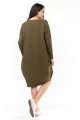 Sukienka M154 khaki-3 9371  | 444-Khaki-SM