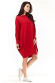Sukienka M154 red-2 9372  | 444-Red-SM