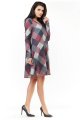 Sukienka M158 grid-2 9373  | 446-Grid-SM