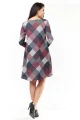 Sukienka M158 grid-3 9373  | 446-Grid-SM