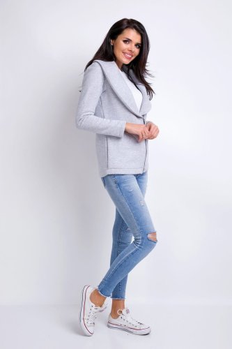 Bawełniana Kurtka Szara AW156