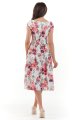 Sukienka M169 flowers fuchsia-4 9396  | 460-Flowers Fuchsia-S