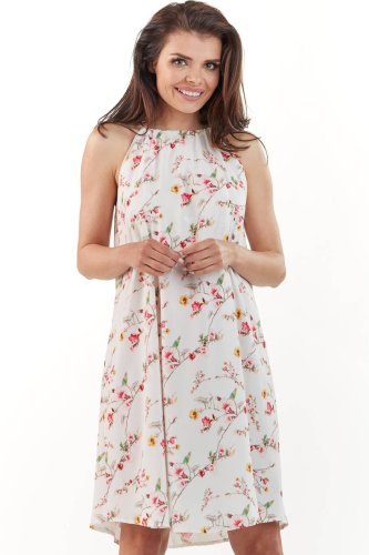 Zwiewna sukienka Ecru IN175 