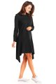 Sukienka M177 black-2 9413  | 466-Black-SM