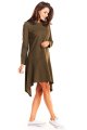 Sukienka M177 khaki-2 9415  | 466-Khaki-SM